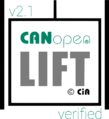 CANopen-Lift Logo verified V2.1