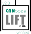 CANopen-Lift Logo verified