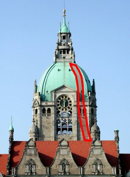 Datei:Rathaus Hannover Kuppel von aussen.jpg